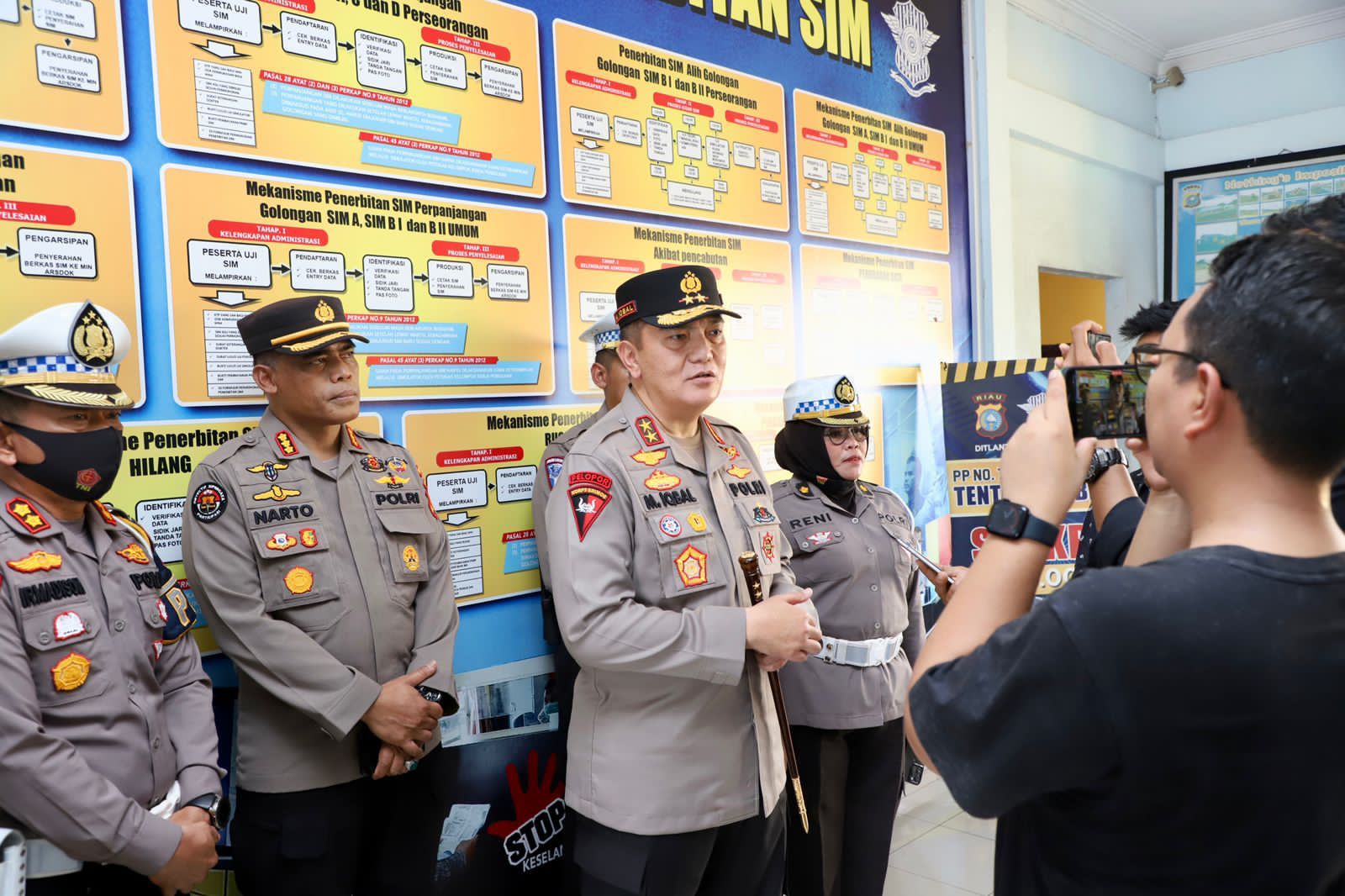 Sidak Satpas SIM Polresta Pekanbaru, Kapolda Riau Irjen Iqbal : Jangan Ada yang Menyulitkan Masyarakat